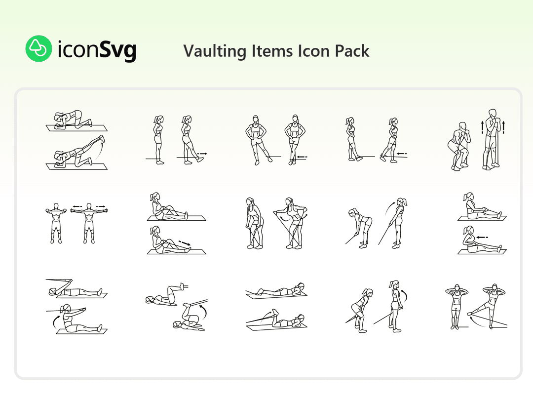 Vaulting Items Icon Pack
