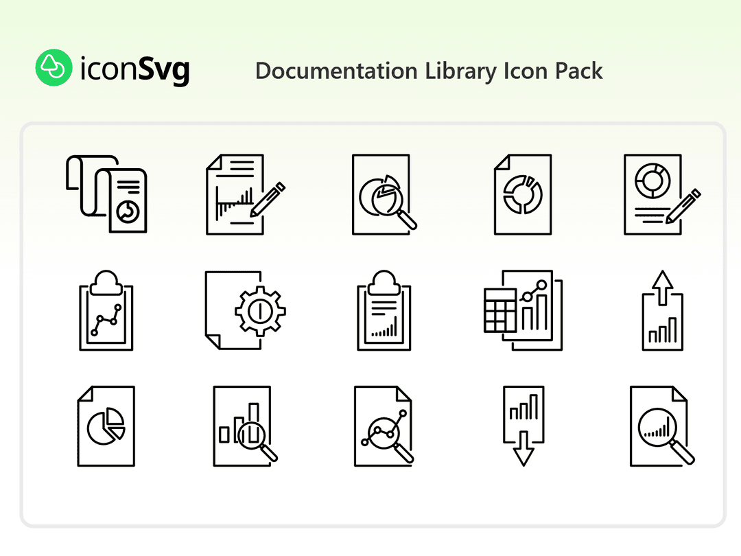 Documentation Library Icon Pack