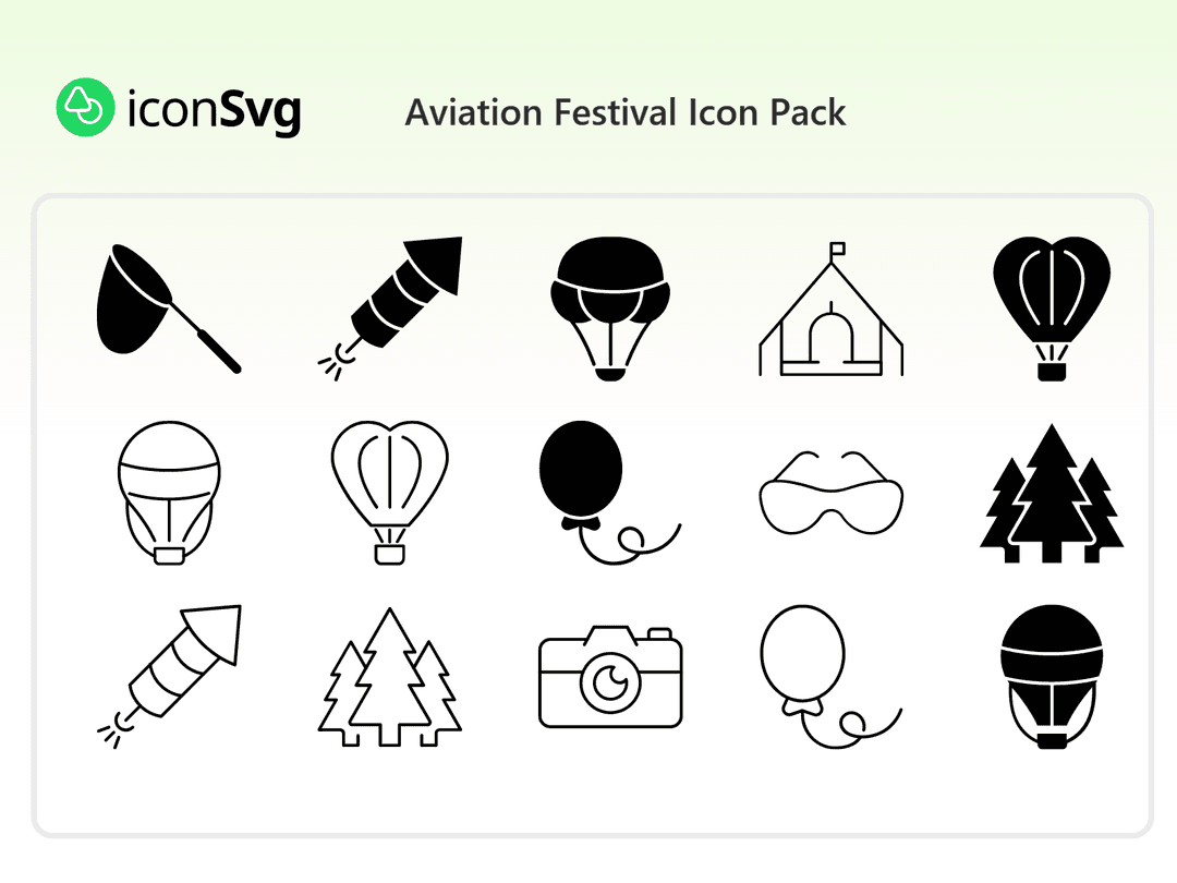 Aviation Festival Icon Pack