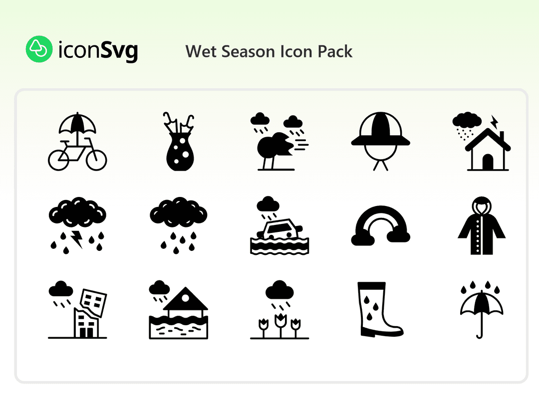 Wet Season Icon Pack