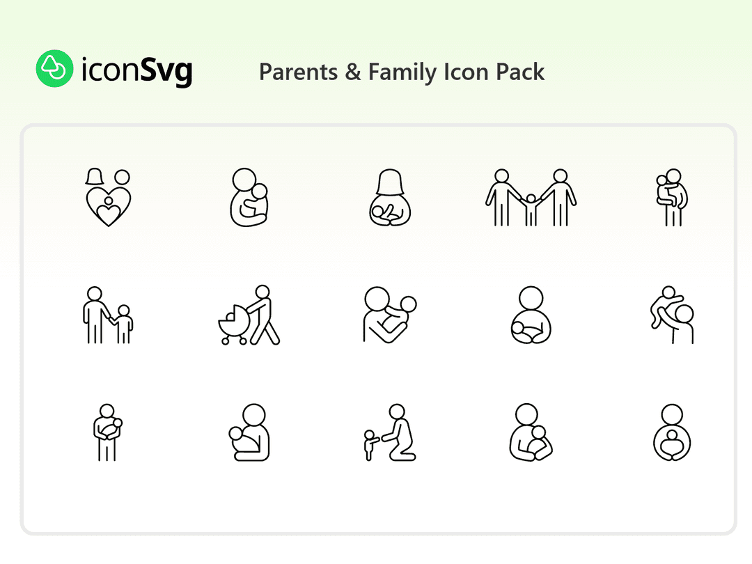 Parents & Family Icon Pack