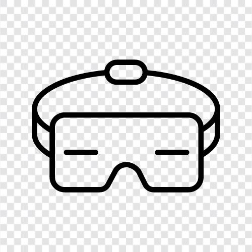 360 degree video, VR headsets, gaming, augmented reality icon svg