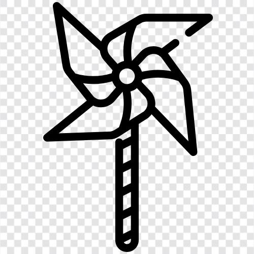 sürdürülebilir, Pinwheel taahhüt eder ikon svg