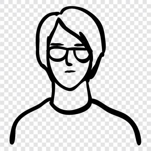2013, 163 minutes 1, MAN WITH GLASSES icon svg