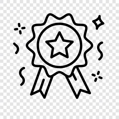 accolade, commendation, Award icon svg