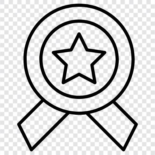 accolades, certificate, prize, commendation icon svg