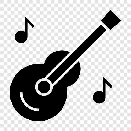 acoustic, electric, classical, blues icon svg