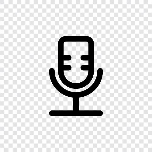 acoustic, voice, recording, microphone icon svg