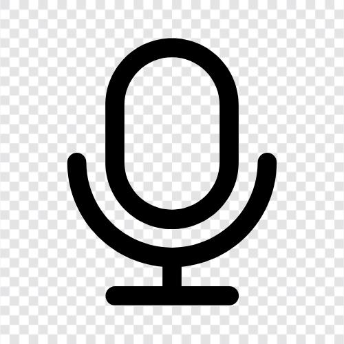 Akustik, Gesang, Aufnahme, Podcast symbol