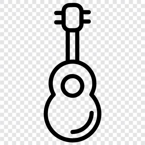 acoustic, electric, strings, tuning icon svg