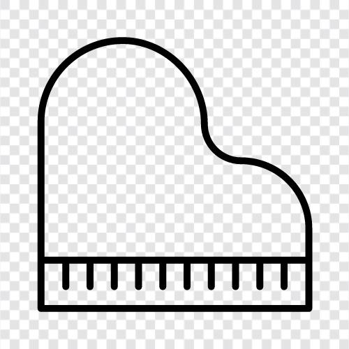 acoustic piano, keyboard, piano, digital piano icon svg