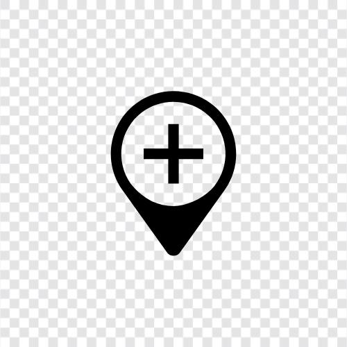 Add Location Service, Add Location Provider, Add Location URL, Add Location Region icon svg