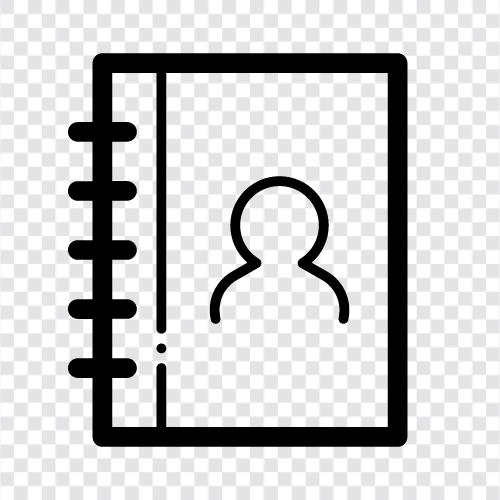 address book, address book software, contact book icon svg