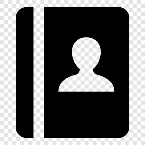 address book, address book software, contact book icon svg