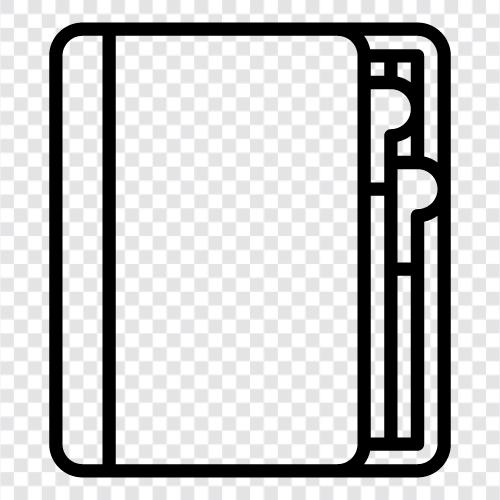 address book, contact book, address book software, address book program icon svg