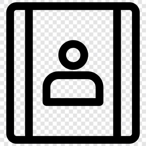 address book software, address book program, address book printing, A address book icon svg