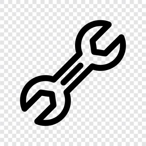 adjustable wrench, socket wrench, ratchet wrench, pliers icon svg