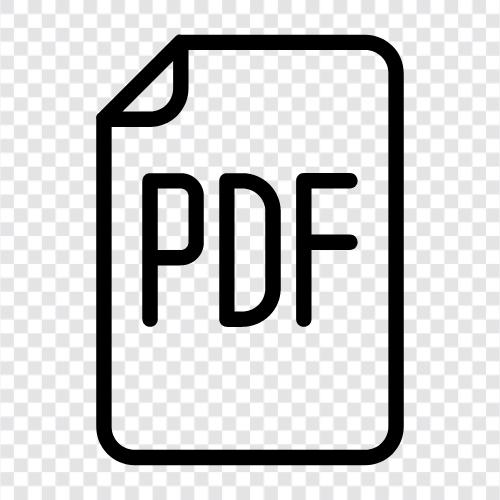 Adobe PDF, PDF Reader, PDF Файл, PDF Viewer Значок svg