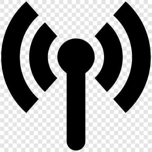 Antenne, Rundfunk, Kommunikation, Sender symbol