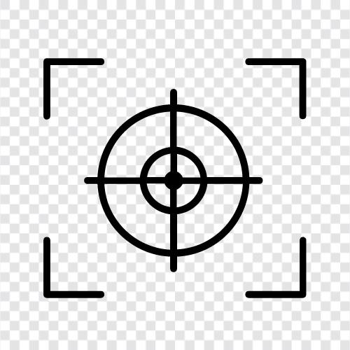 Ziel, Tracker, Maus, Fadenkreuz symbol