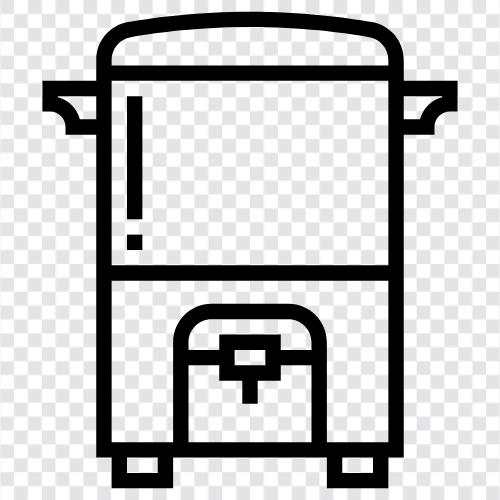 klimaanlage, portabel, mini, ventilator symbol