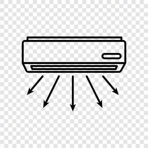 air conditioning, cooling, heating icon svg