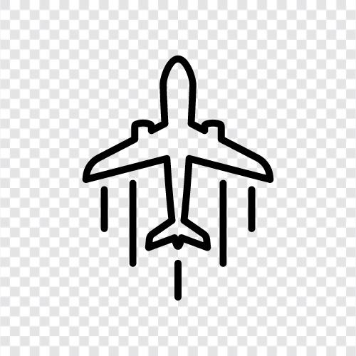 Luft, Fliegen, Kreuzfahrt, Reise symbol