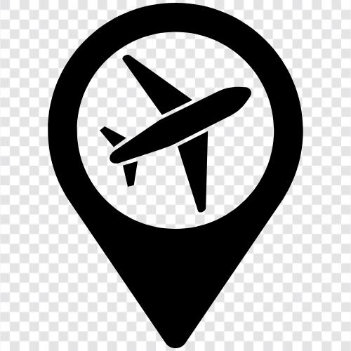uçak bileti, seyahat, varış, havaalanı ikon svg