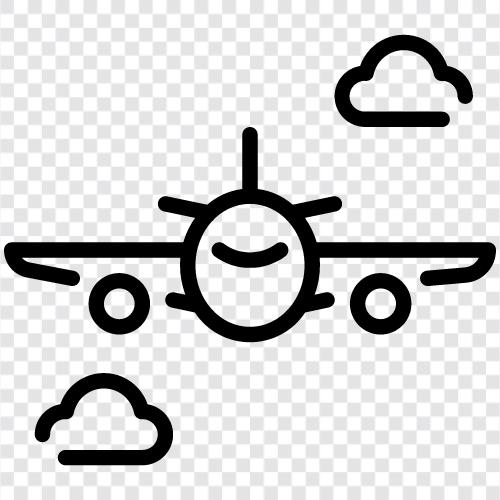 Flugzeug, Jet, Hubschrauber, Propeller symbol