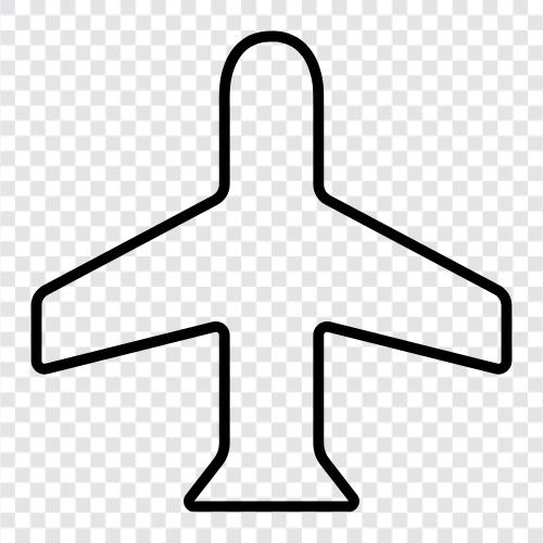 airplane, mode, flight, control icon svg