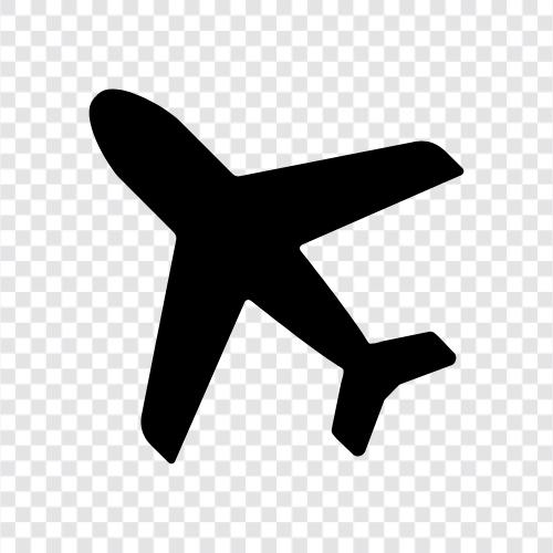 Flugzeugteile, Flugzeugwartung, Flugzeugvermietung, Flugzeug symbol