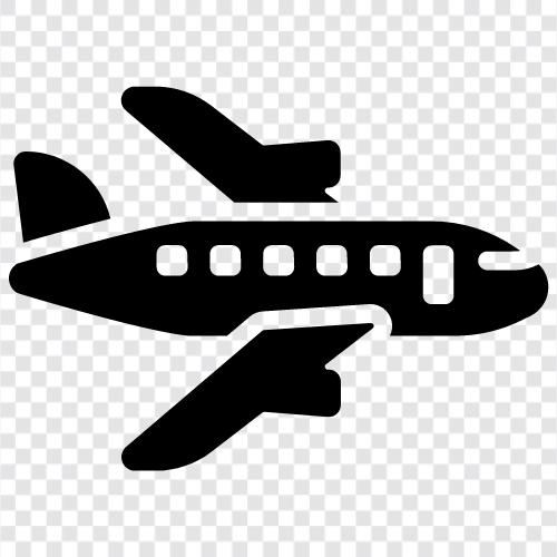 airplane, flying, take off, landing icon svg