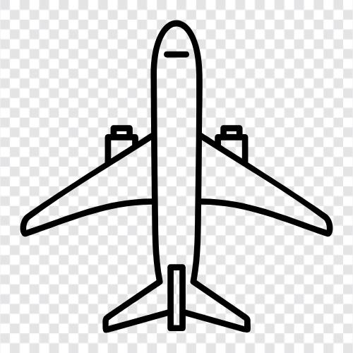uçak, uçan, seyahat, plane ikon svg