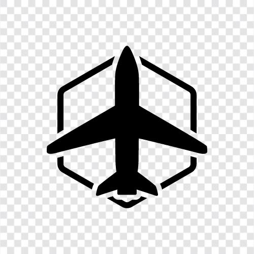 Flugzeug, fliegen, heben, Jet symbol