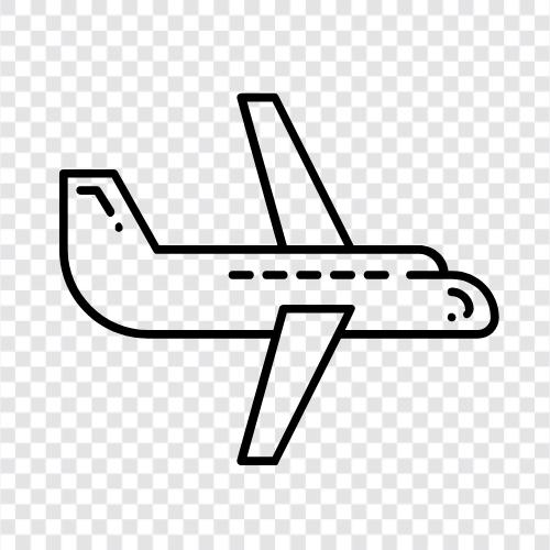 Flugzeug, fliegen, Jet, Passagier symbol