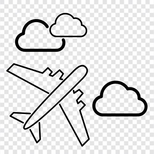 uçak, uçan, uçan makine, uçak parçaları ikon svg