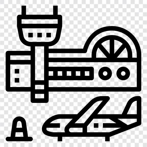 airport terminal, airport transportation, airport checkin, airport security icon svg