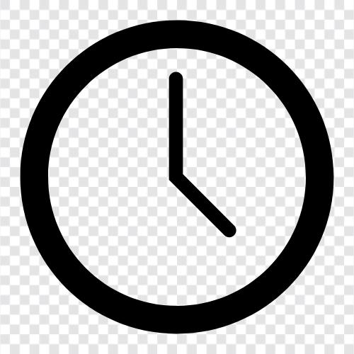 Wecker, Digitaluhr, analoge Uhr, Zeit symbol