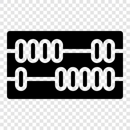 Algebra, Kalkül, Geometrie, Trigonometrie symbol