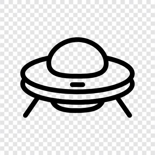 alien, spacecraft, flying saucer, unidentified flying object icon svg