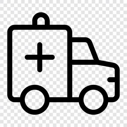 ambulans ekipleri, tıbbi acil durum, ambulans servisi, acil sağlık hizmetleri ikon svg