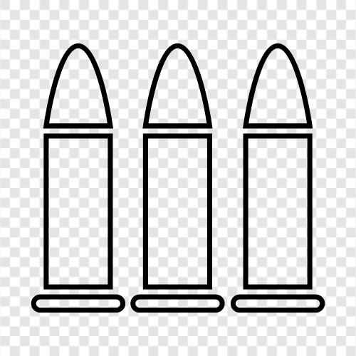 ammunition, guns, shooting, shooting range icon svg