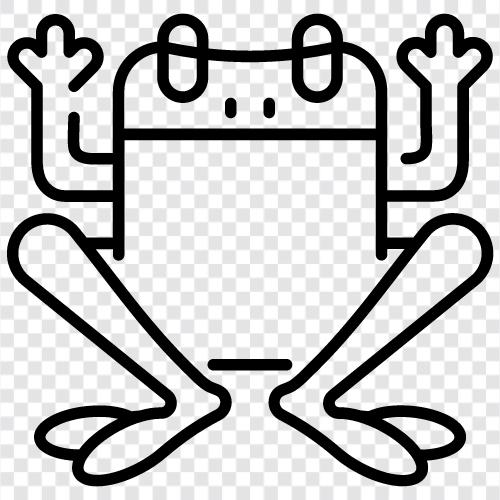 amphibian, animal, tadpole, Diego icon svg