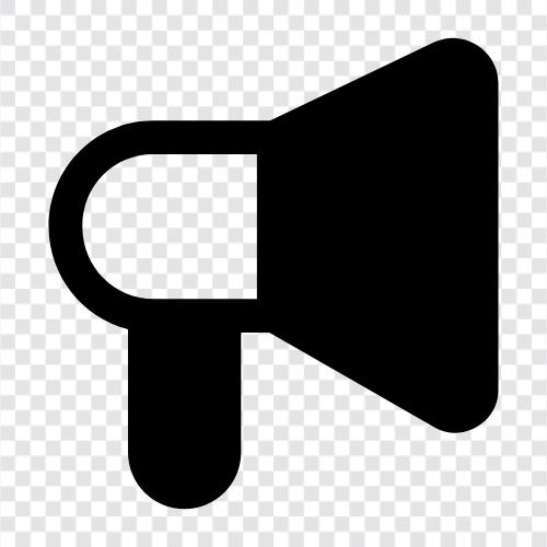 amplification, public address system, speakerphone, Megaphone icon svg