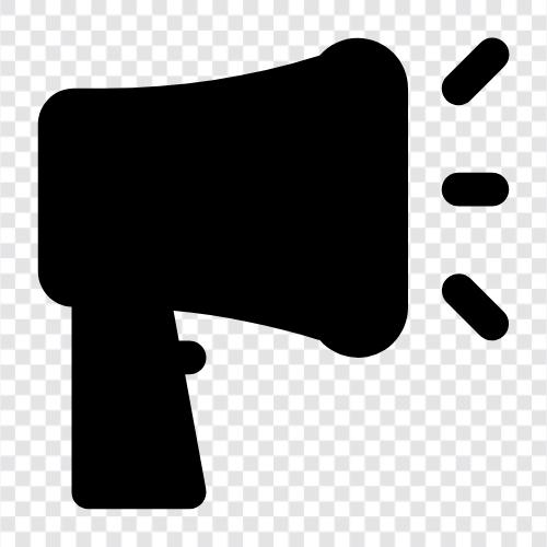 amplified voice, communication, public address, sound amplification icon svg