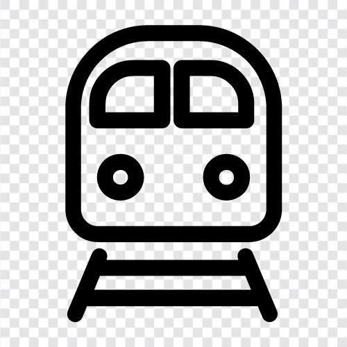 Amtrak, passenger train, freight train, railroad icon svg