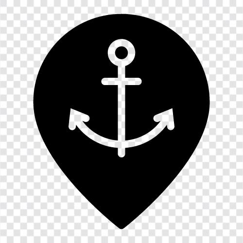 anchor map, map pins, map pins for business, map pins for organization icon svg