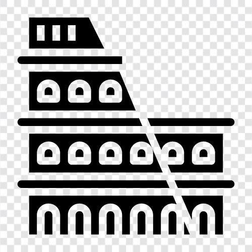 ancient, rome, history, architecture icon svg