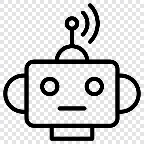 андроид, роботы, искусственный интеллект, ИИ Значок svg