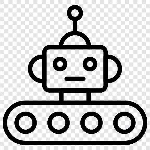 андроид, дроид, искусственный интеллект, программное обеспечение Значок svg